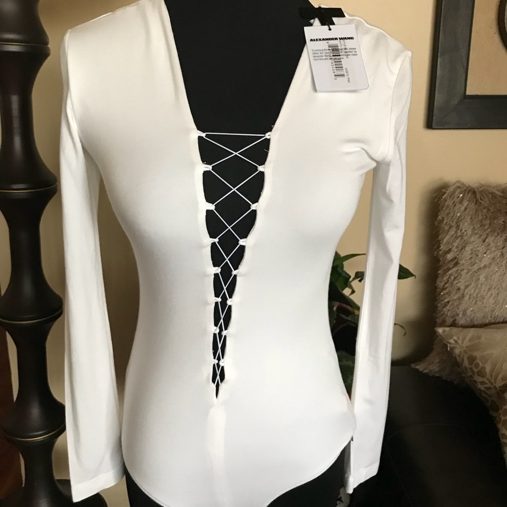 ❌SOLD❌Alexander Wang Body Suit/Shirt Sz S NWT